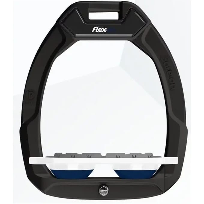 Safety staliners met Plat Grip Zwart/Wit/Marine Flex-On Safe-On