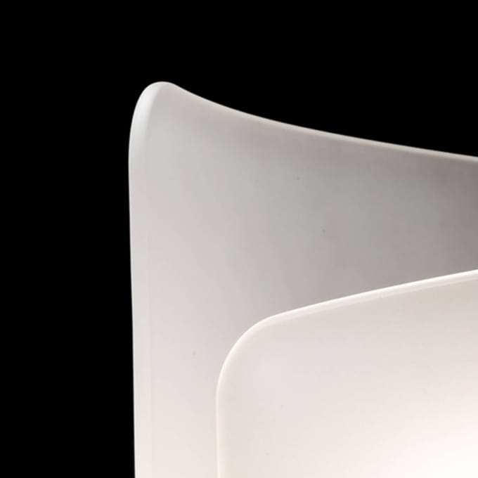 Selène Wandlamp Papiro, 2-lamps, gesatineerd