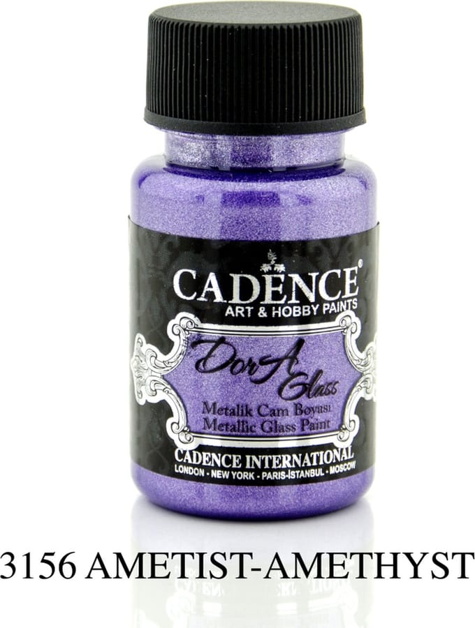Cadence Dora Metallic Glas Verf 50 ml Amethyst