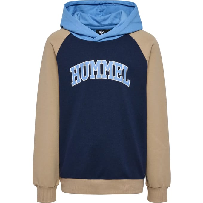 Hummel Essen Hoodie Bruin,Blauw 140 cm Jongen