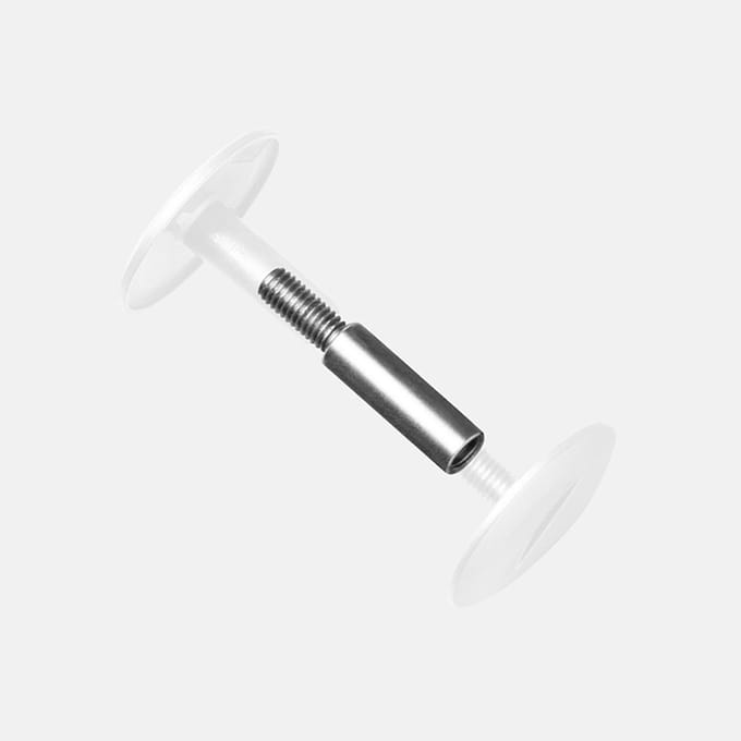 Orbitkey extension post stainless steel