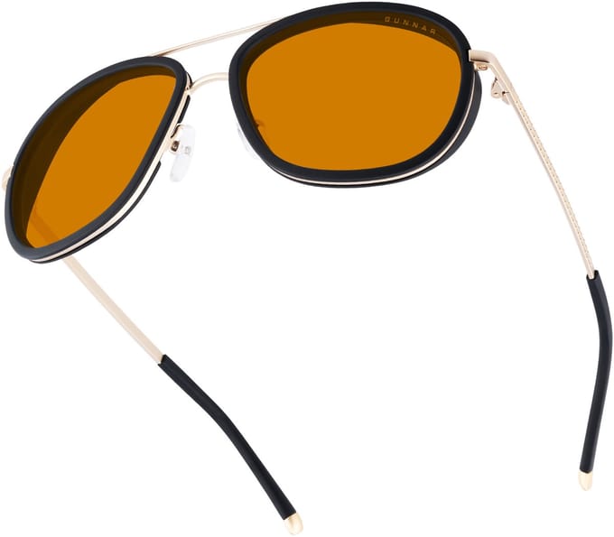 GUNNAR - DUME Gaming Bril - Computerbril - Blauw Licht Bril - Blue Light Glasses 0.2 Sterkte Amber Max