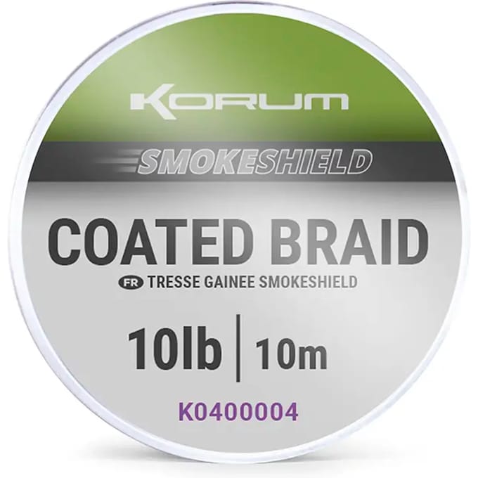 Korum Smokeshield Coated Braid 10m - Maat : 20lb