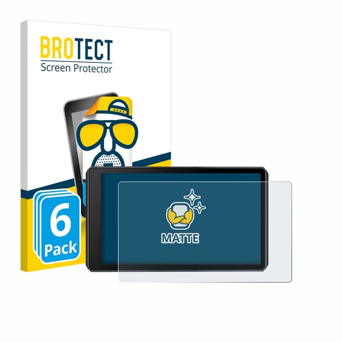 BROTECT - Screenprotector voor Garmin zumo XT2 / XT3 6" - Folie Beschermfolie matte 6 Stuks