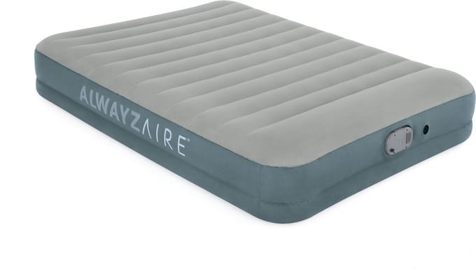 Bestway Luchtbed - 2 Personen - PVC/Polyester - Ingebouwde Oplaadbare Pomp - Fortech Materiaal - I-Beam Constructie - Ingebouwd Kussen