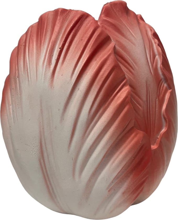 Toulon Burning Flame Red pink vaas, tulpenvaas 11x11x12 cm nr 1.