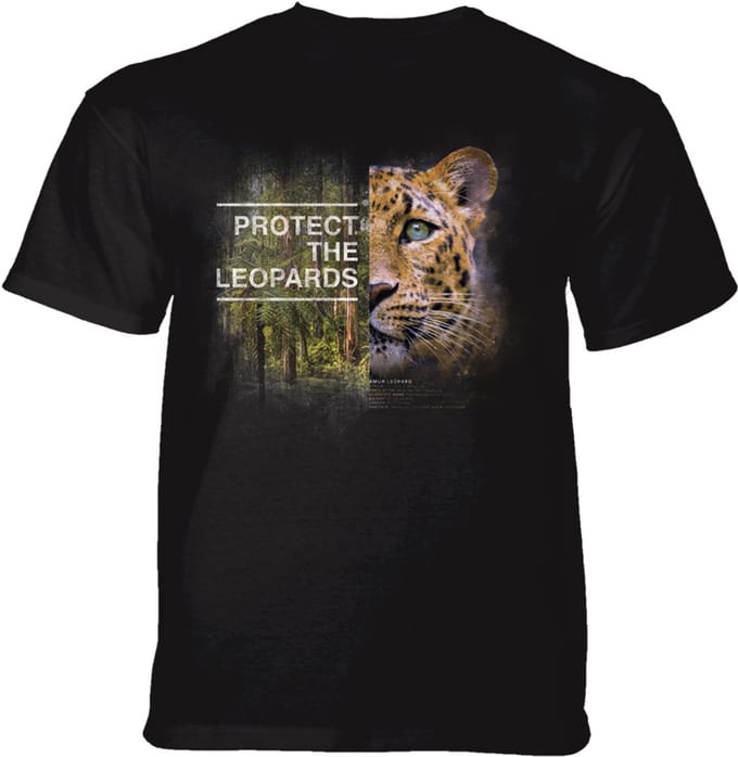 T-shirt Protect Leopard Black KIDS L