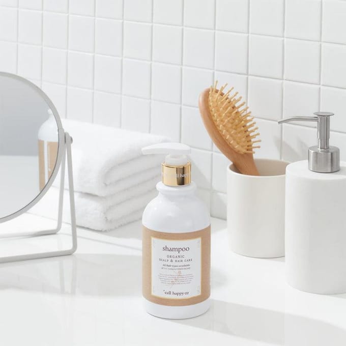 [CELL HAPPY CO] Biologische hoofdhuid- en haarverzorgingsshampoo 500ml white