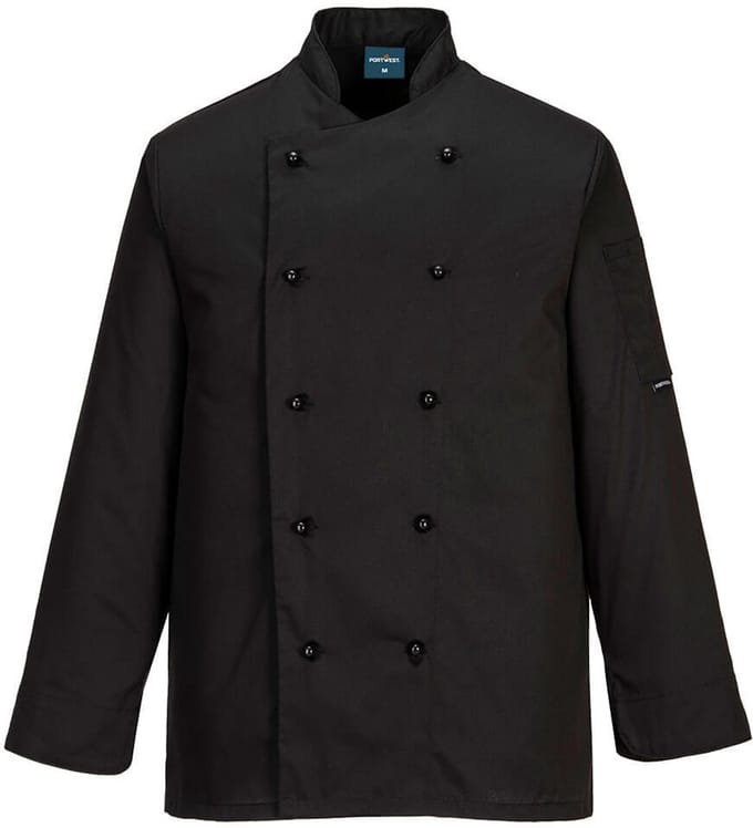 Portwest Somerset Koksjas C834 - Zwart - S