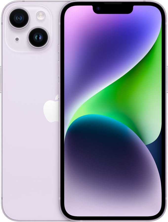 Apple Smartphone Apple Iphone 14 6,1" A15 128 Gb Paars