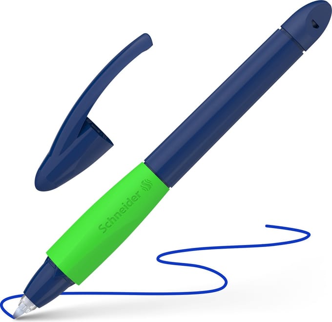 Schneider rollerball - Base Ball - blauw/groen - penpunt M - S-188337