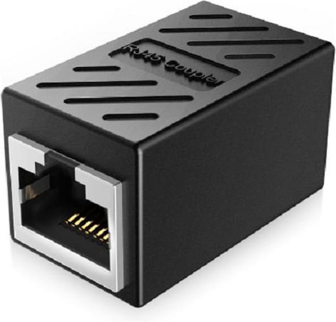 New Age Devi - Internet Kabel Splitter - 1-naar-1 - Netwerk Adapter - Ethernet Connector