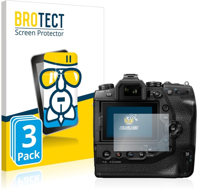 Screenprotector 3 Stuks voor Olympus OM-D E-M1X Beschermglas transparant