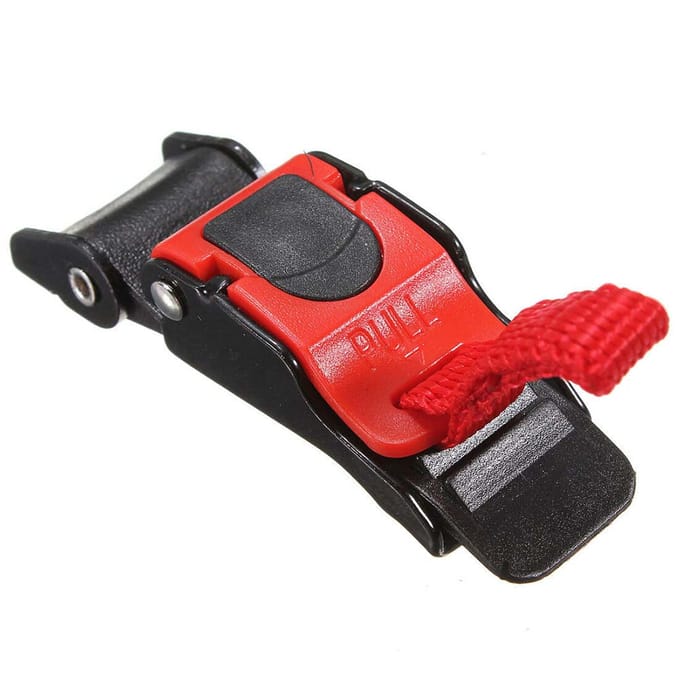 Clip de casque de VTT, jugulaire à boucle à dégagement rapide pour Suzuki black