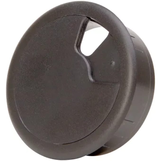 Kopp Kabeldoorvoer Bureau 60mm Zwart