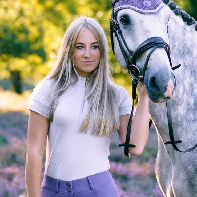 Imperial Riding - Tech Top - Gina - Half Zip - Crystal - XL