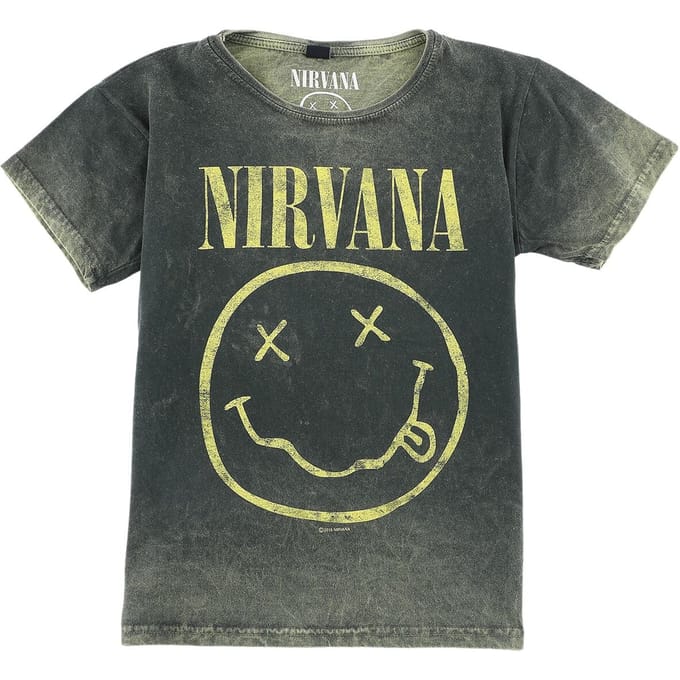 Nirvana T-shirt voor kinderen - Kids - Logo - voor Kinderen - groen