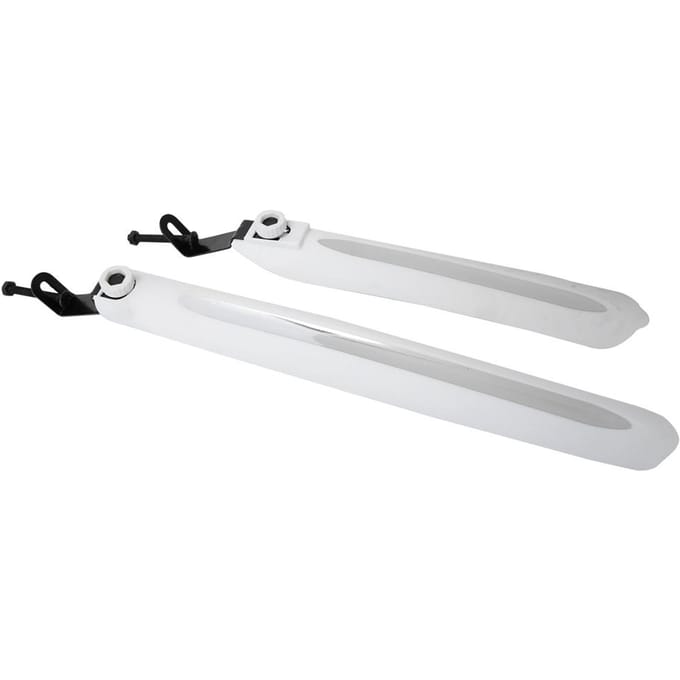 1 Paar Voor Achter Mountain Racefiets Fiets Spatbord Modderscherm Modderbeschermer Set (Wit) wit