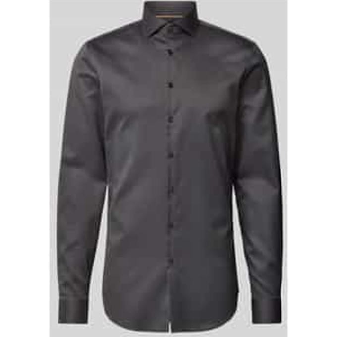 Slim fit zakelijk overhemd van premium kwaliteit met extra lange mouwen