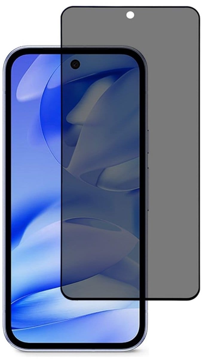 Coverup Screen Protector - Geschikt voor Google Pixel 9a Screen Protector - Coverup Privacy Tempered Glass - Transparant