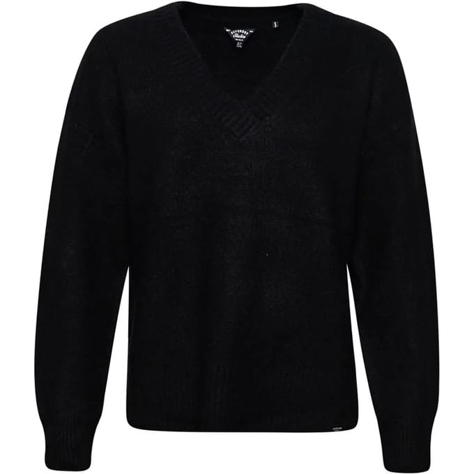 Superdry - Oversized trui met V-hals - Dames - Sweaters