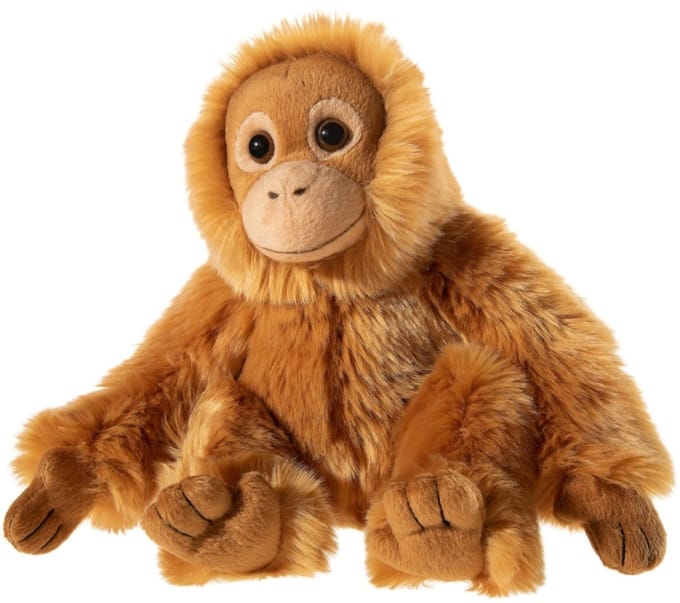 Heunec knuffel orang-oetan pluche 24cm - zachte knuffel aap.