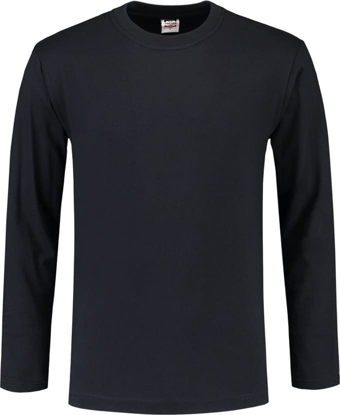 Tricorp t-shirt lange mouw - Casual - 101006 - navy - maat S