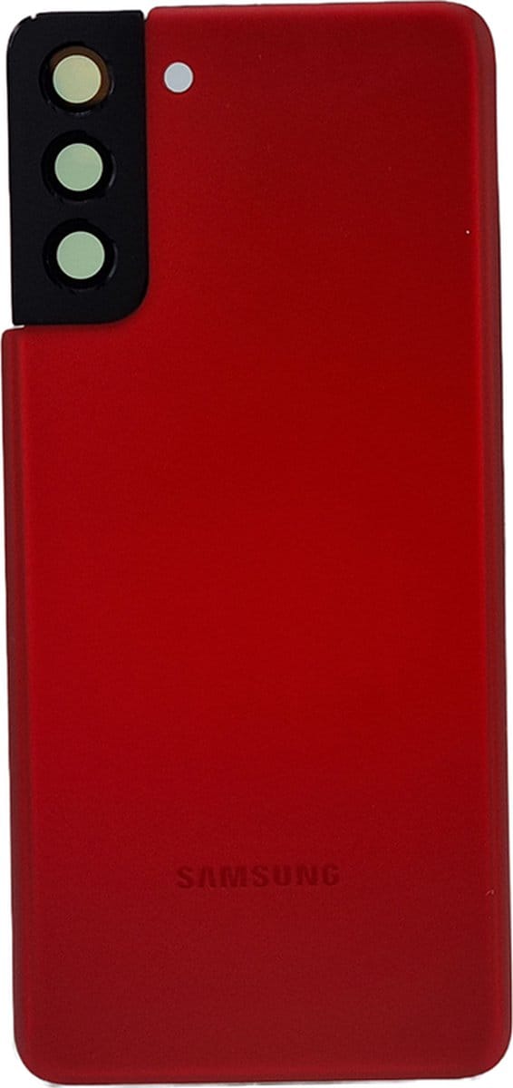 Achterkant Geschikt voor Samsung Galaxy S21 Plus – Premium – Rood