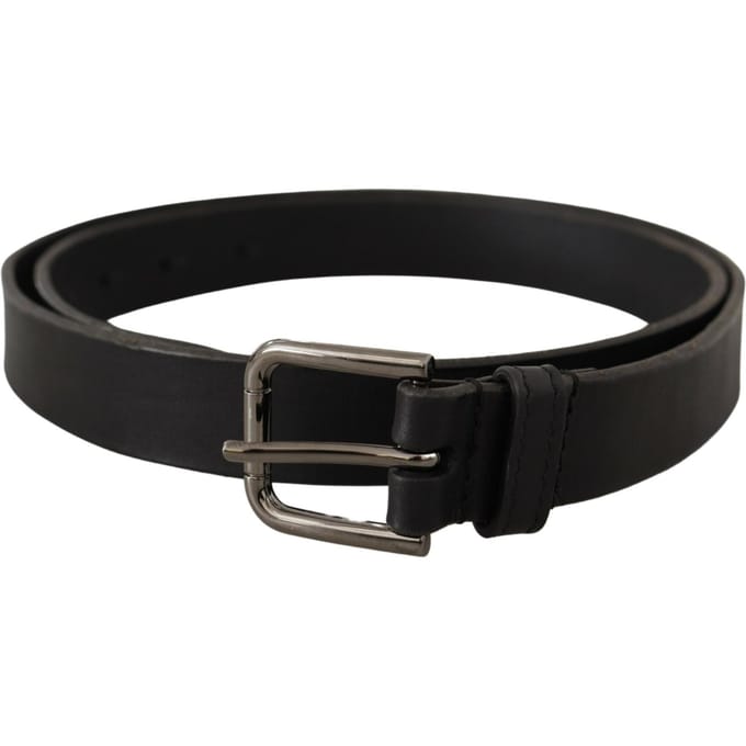 Leren Riem met Gunmetal Gesp