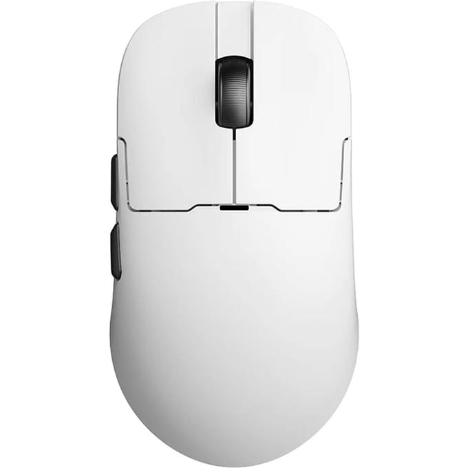 AJAZZ Tri-Mode Muis, 800mAh Lange Batterijduur, Ongeveer 61g Lichtgewicht Gaming Muis, Wit wit