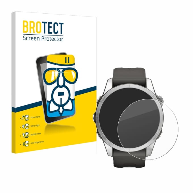 Screenprotector voor Garmin Fenix 7S Pro Solar (42 mm) Beschermglas transparant