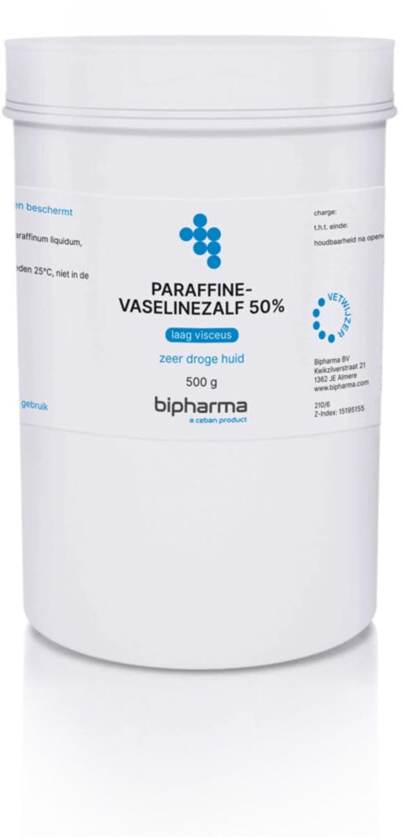 Bipharma Paraffine Vaselinezalf 50% - 500 gr