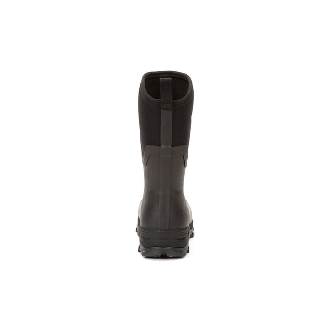 Muck Laarzen Arctic Ice Mid AGAT Rubber Zwart/Hot Roze Wellington Laarzen
