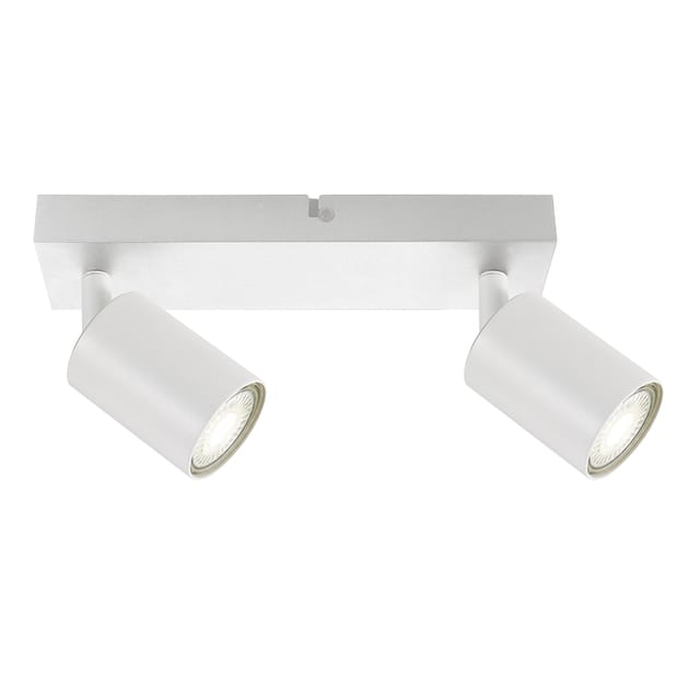 Integral Plafondspot Siena Mat Wit voor 2x GU10 lamp (niet meegeleverd) | 2x GU10