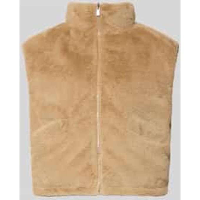 Relaxed fit gilet van imitatiebont, model 'Vaari'