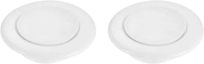 PVC Gatpluggen - Buisdoppen Rond - Leidingen Afwerken - Met Controleklep - 68 mm Buitendiameter - Wit