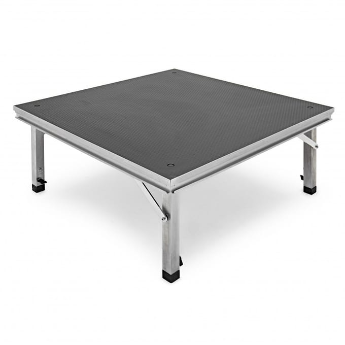 G4M Compact Stage Podiumplatform met Poten, 1 m x 1 m