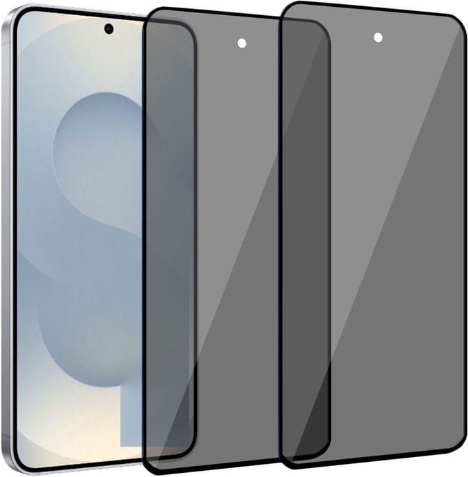 ChiGuard Privacy Screenprotector 2x geschikt voor Samsung Galaxy S25 Plus - Beschermglas - Privé GuardCover