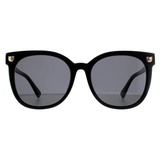 Moschino Vierkante Unisex Zwarte Grijze Zonnebril