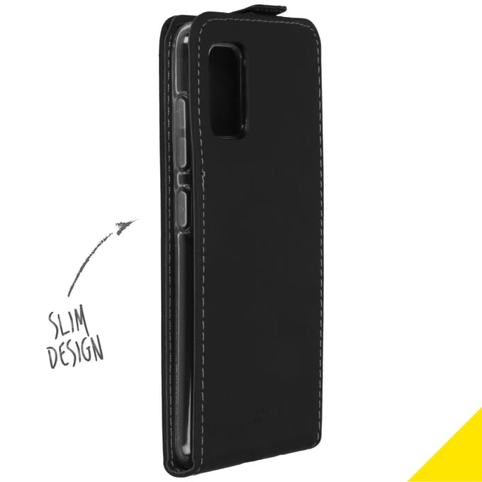 Accezz Hoesje - Geschikt voor Samsung Galaxy A41 - Flipcase - Zwart