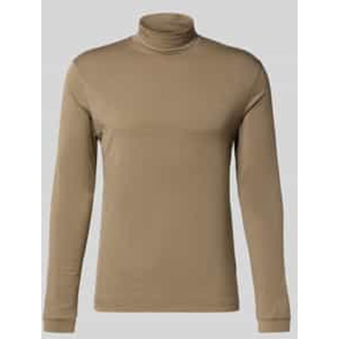 Shirt met lange mouwen en col, model 'EMANUEL'