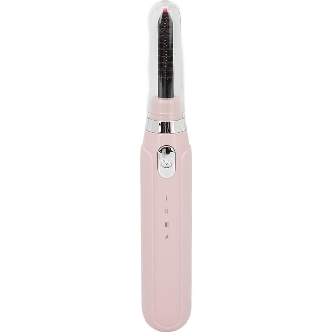 Verwarmde Wimperkruller Professioneel Intelligent 3 Temperatuurstanden Oplaadbare Elektrische Wimperkruller roze