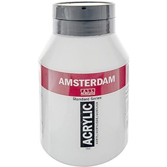 Amsterdam Standard Series Acrylverf Pot 1000 ml Titaanwit 105