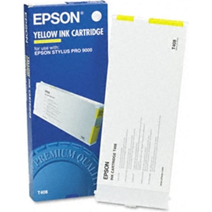 Epson T408 inktcartridge geel (origineel)
