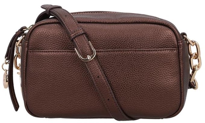 Liu Jo Faiza Crossbodytas Kleine Dames - Imitatieleer - Brons