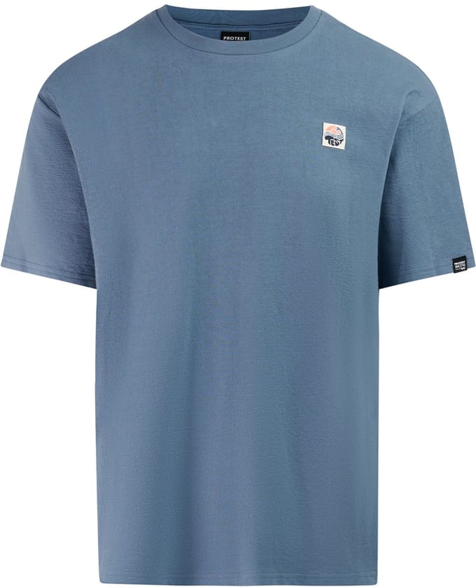 Protest PRTEdding - T-shirt Heren - Loose fit - Blauw