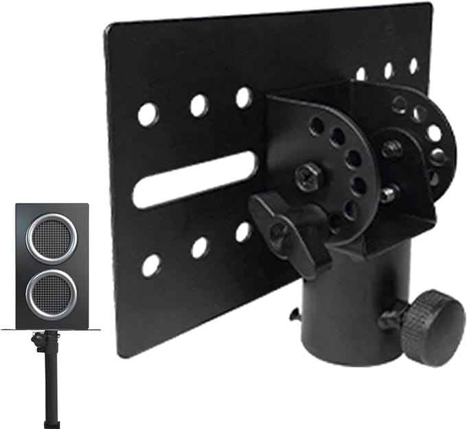 Luidsprekerstandaard - Draaibaar statief - Evenementen en optredens - Robuuste metalen constructie - 17.5 x 11 x 5 cm