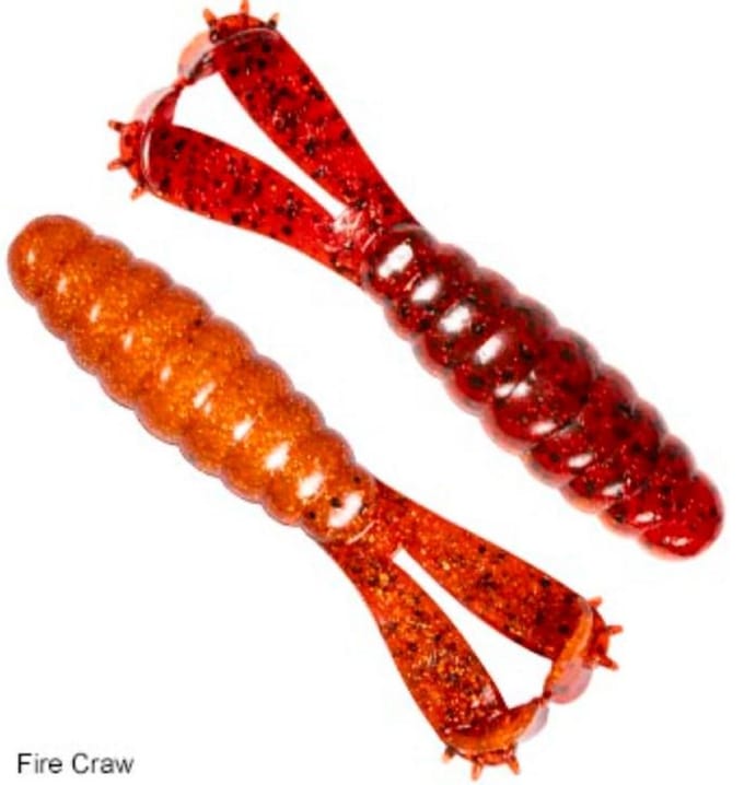 Zman zacht kunstaas Billy Goat 4,25 inch 3/pack Fire Craw (9450)