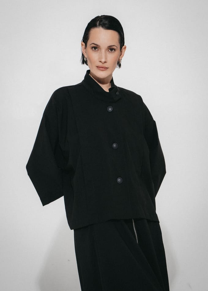 Brooke jacket Sensitive tech fabric | Black - Black / S