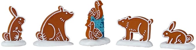 Lemax - Gingerbread Animals - Set van 5